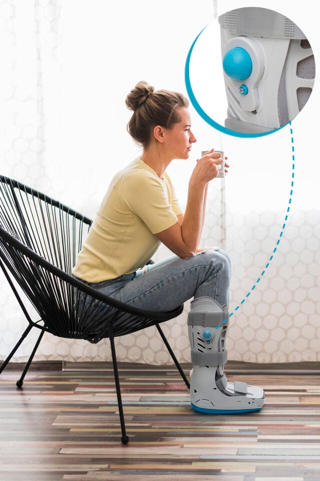Havalı Yürüme Botu (Airwalker) – Maksimum Ayak ve Bilek Sabitleme (ORX®-A728UZUN)