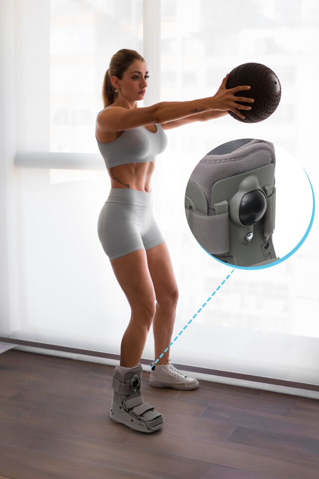 Havalı Yürüme Botu (Airwalker) – Maksimum Ayak ve Bilek Sabitleme (ORX®-A728KISALÜKS)