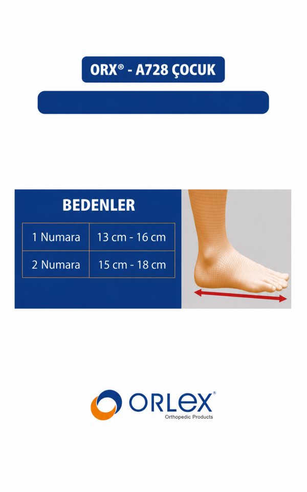 Çocuk Havalı Yürüme Botu (Airwalker) – Çocuklar İçin Ayak ve Ayak Bileği Sabitleme (ORX®-A728ÇOCUK)