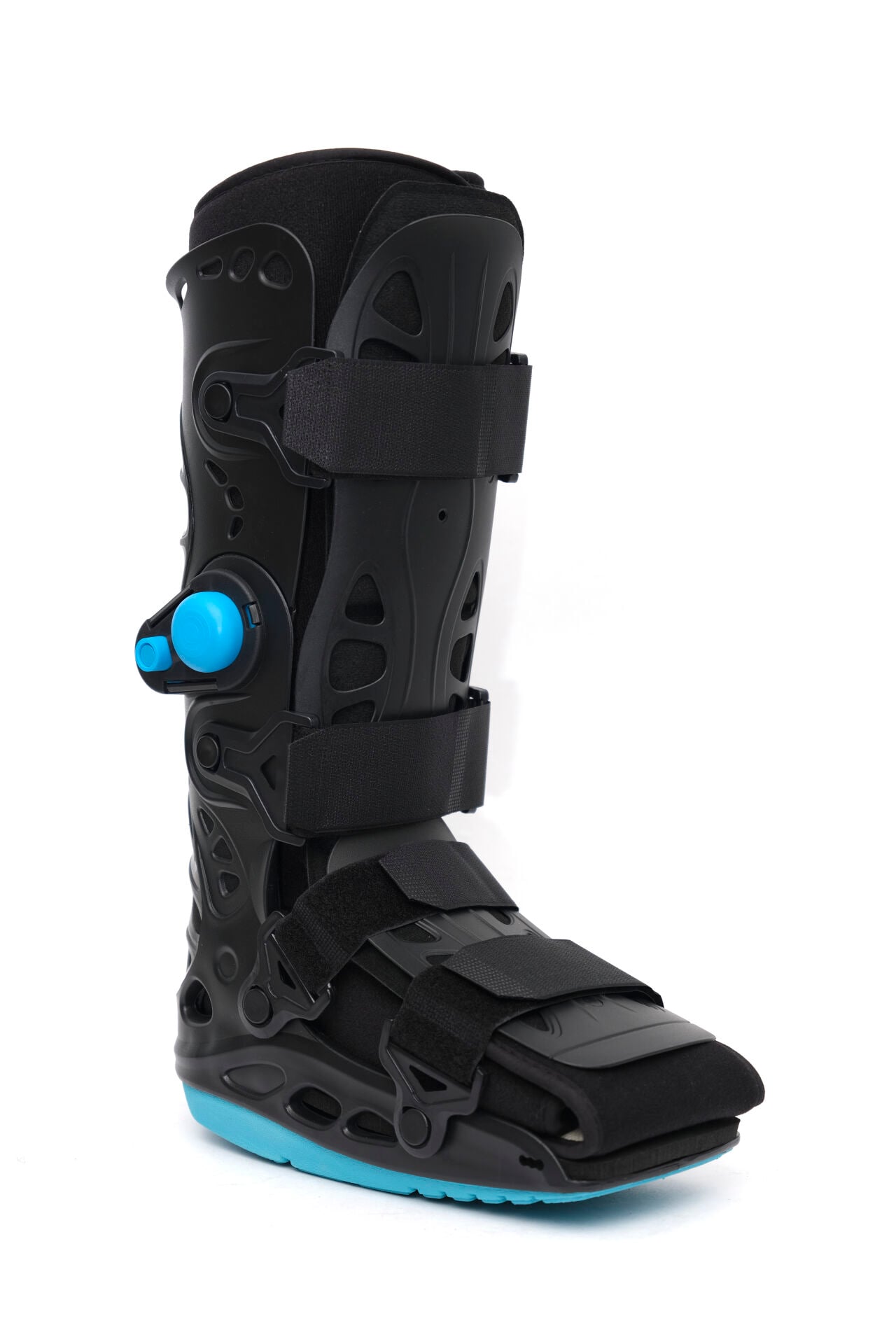 Çift Tarafı Havalı Yürüme Botu Siyah (Airwalker) – Ayak Ve Bilek Sabitleme (ORX®-A728UZUN-PREMIUM)